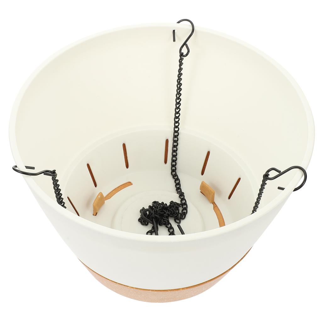 Hanging Orchid Flower Pot Balcony Plant Holder Plastic Container Outdoor Succulent Suspended Flowerpot Lovely