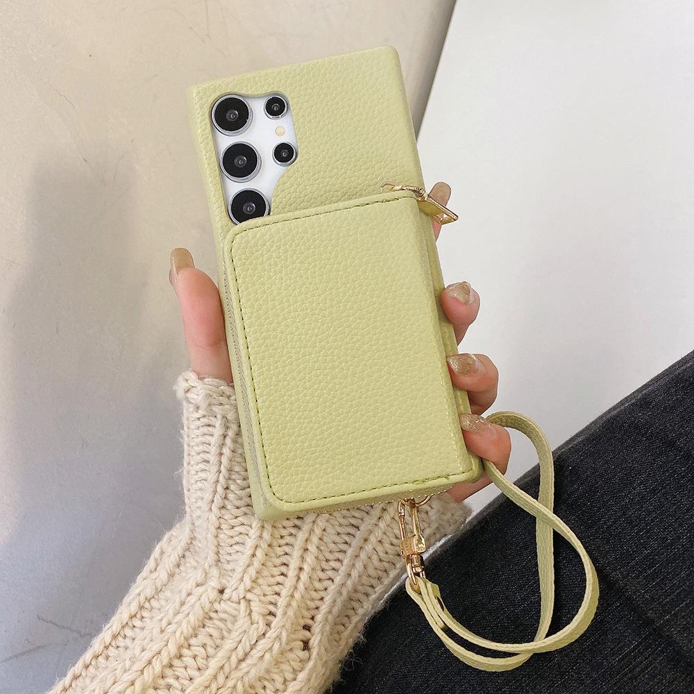Samsung S26 Ultra Coin Purse Phone Case with Wrist Strap - Fits S25 Plus, S20 Models