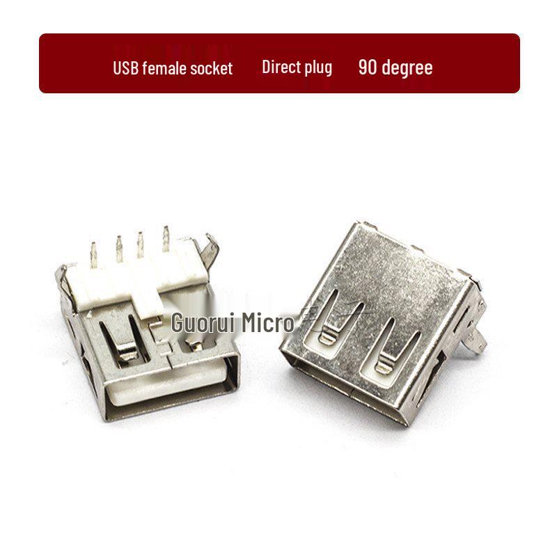 USB Female to Male Type-C Connector, Type-A/B SMD with Straight/Bent Pins