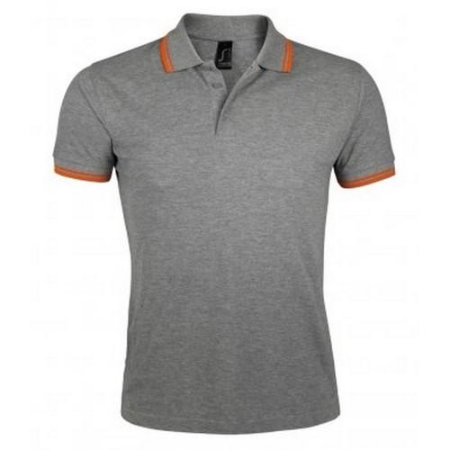 Mens Pasadena Tipped Short Sleeve Pique Polo Shirt