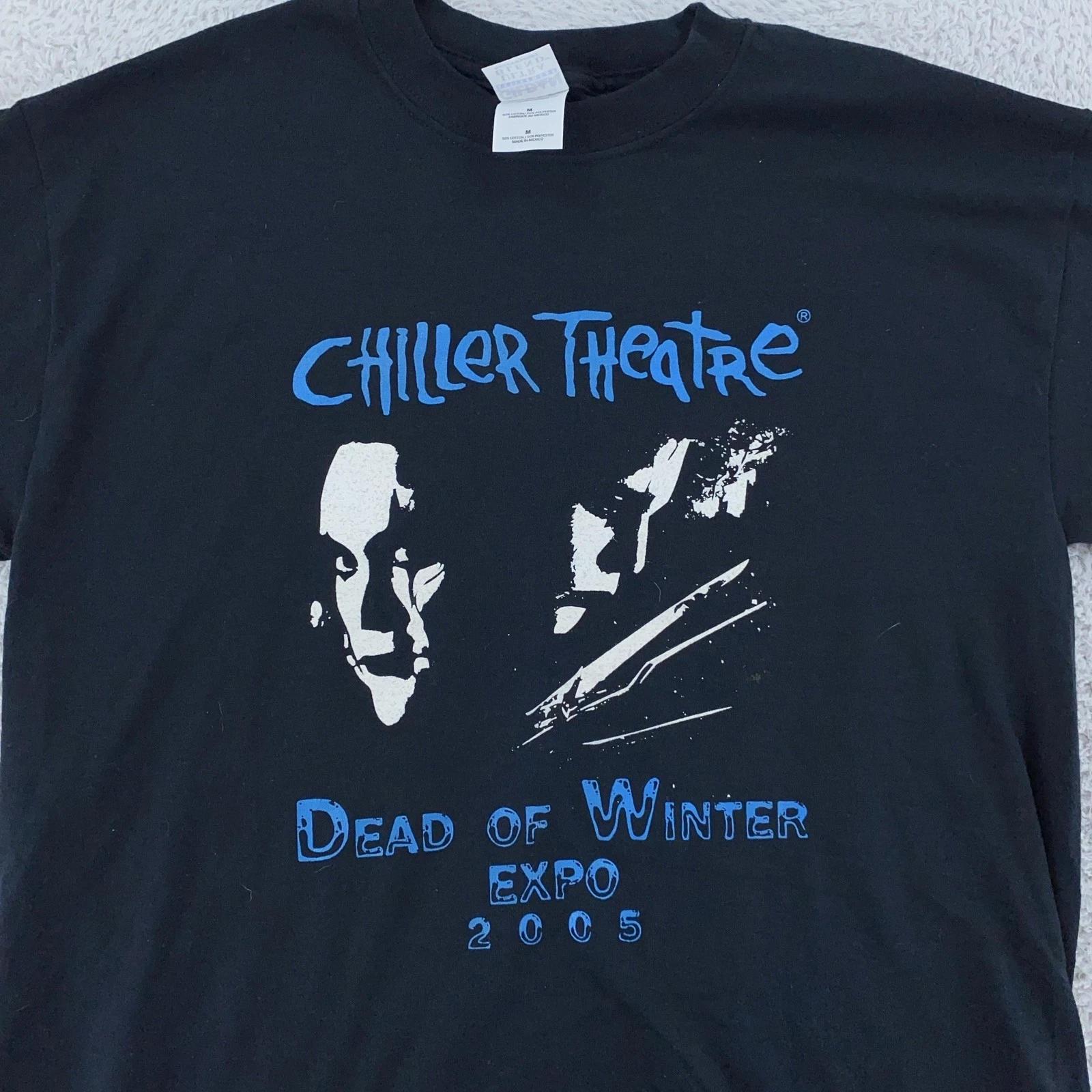 

Vintage 2005 Chiller Theatre Dead Of Winter Expo Shirt Mens Medium Horror Tee XL