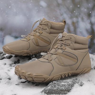 Męskie Damskie Wodoodporne Zimowe Buty Śniegowe Buty Casual Barefoot Outdoor Ciepłe Buty Robocze Buty do Kostki do Trekingu Wspinaczki Pieszej