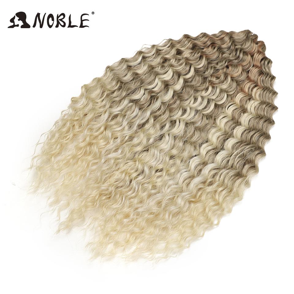 Edles Häkelhaar Locken Haar Wasserwelle 24 Zoll 300g Ombre Blond Twist Häkelhaar Zopf Haar Deep Wave Flecht Haarverlängerung