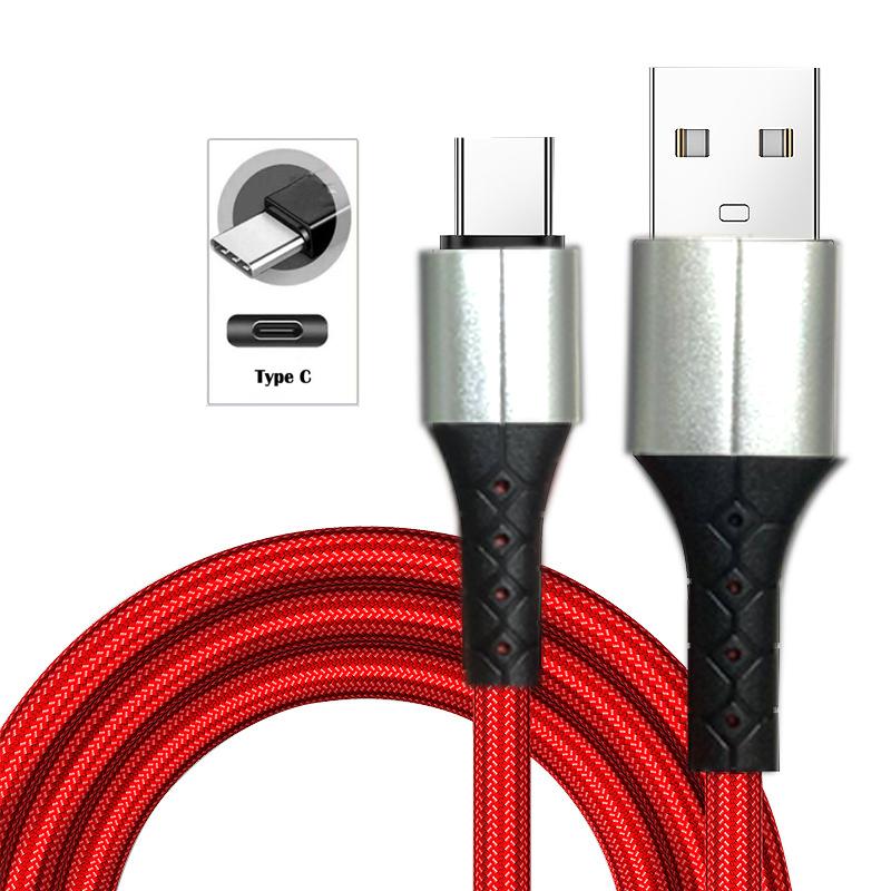 1.5m USB C Cable Braided Fast Charging Cable Nylon Durable Long Charger Cord for Samsung Xiaomi (for Android Only)