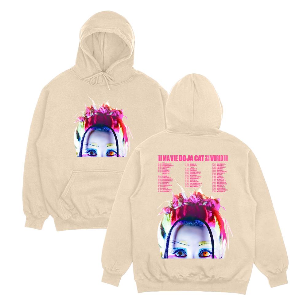 Y2k Hip Hop Hoodies Doja Cat 2026 Welttournee Pullover Lässig Locker Unisex Kleidung Mode Vielseitiges Sweatshirt Lässig