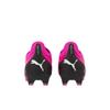Puma Ultra Ultimate FG AG Fenomenalny Zestaw Unisex Trampki Białe Czarne Trująco-Różowe 107744-01