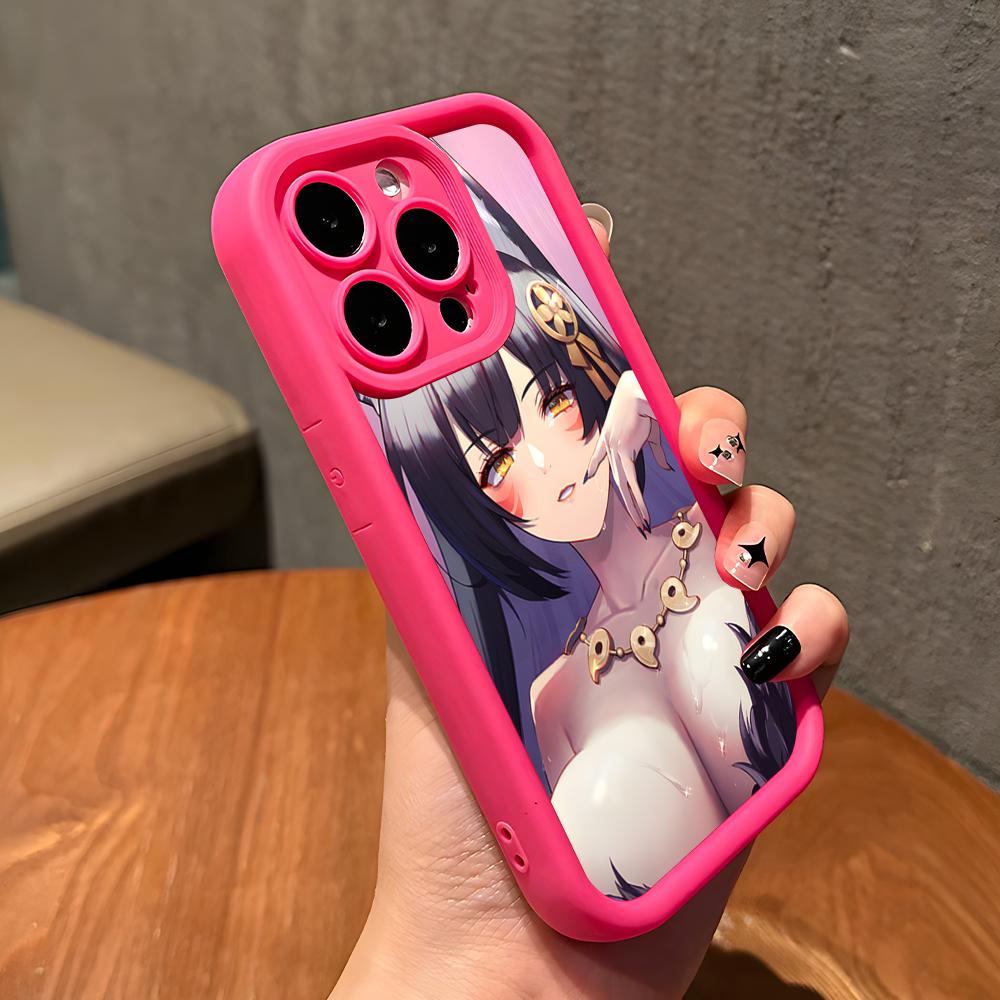 Azur Lane Musashi Thicken TPU Mobile Phone Case for iPhone 17 16 15 14 13 12 11 Air Pro Max Plus Colorful Cover