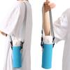 Wasserflaschenbezug Tasche Beutel mit verstellbaren Trägern Neopren Wasserflaschentasche Halter Schultergurt Schwarz Flaschenträger Isoliertasche