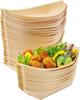 Wooden Bowls - Matana - 100 Bamboo Boats - Ecological - 22x11cm - Biodegradable