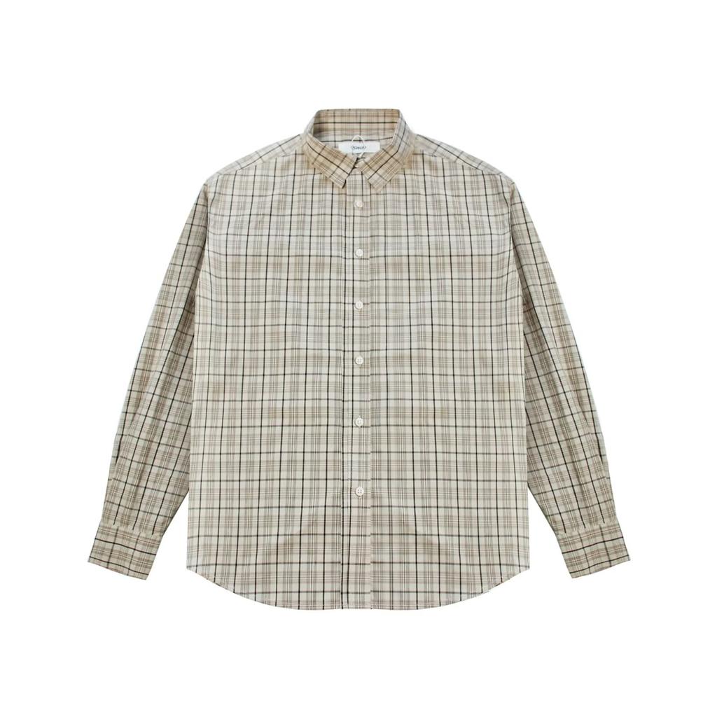 2024 Plaid Long Sleeve Shirt Japanese Hong Kong Style Ins Loose Shirt Boys Summer Trendy Versatile Casual Coat