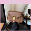 Stylish Vintage Flap Messenger Bag For Ladies 2023 New Season Small Size Pu Crossbody