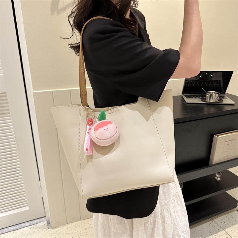 Hand carry fashion casual tote bag women's winter new retro trend shoulder bag feeling versatile women's bag