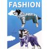 Winter Pet Dog Camouflage One-piece Four-legged Suit Waterproof Dogs Thicken Cotton Clothes with D-ring Outdoor Pet Walking Coat