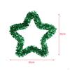 Pentagram Garland Star Wreath Ornaments Hanging Backdrop Tinsel for Front