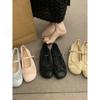 French flat Mary Jane single shoes women's shoes 2025 new summer temperament evening breeze breathable bow sandals