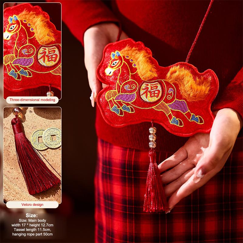 2026 Red Envelopes Chinese  Year Decorations Party Favors Gifts Bags Money Packaging Bags Spring Festival Red Pockets