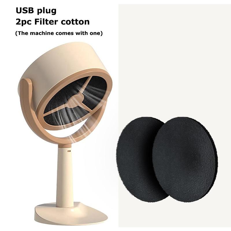 Portable Smoke Purifier USB Charging Exhaust Fan Hood Adjustable Suction Replaceable Activated Carbon Filter for Indoor BBQ
