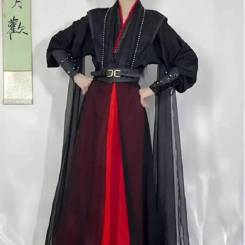 Cosplay Wei Wuxian Cosplay Mo XuanYu Kostuum Anime Grandmaster Of Demonic Cultivation Cosplay Mo Dao Zu Shi Kostuum Mannen S black