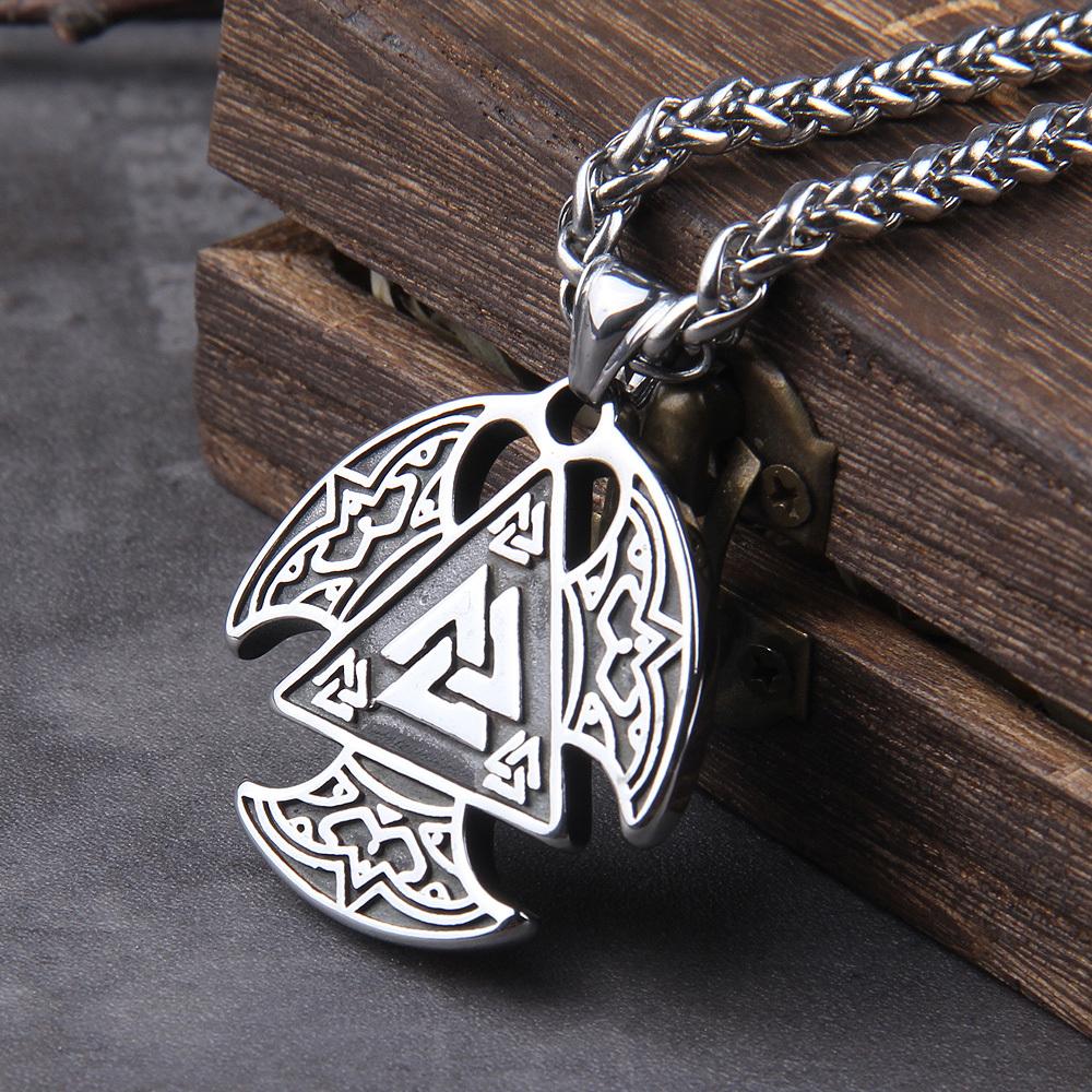 Vikings stainless steel jewelry viking pendant necklace for men arrival new high quality charm jewelry