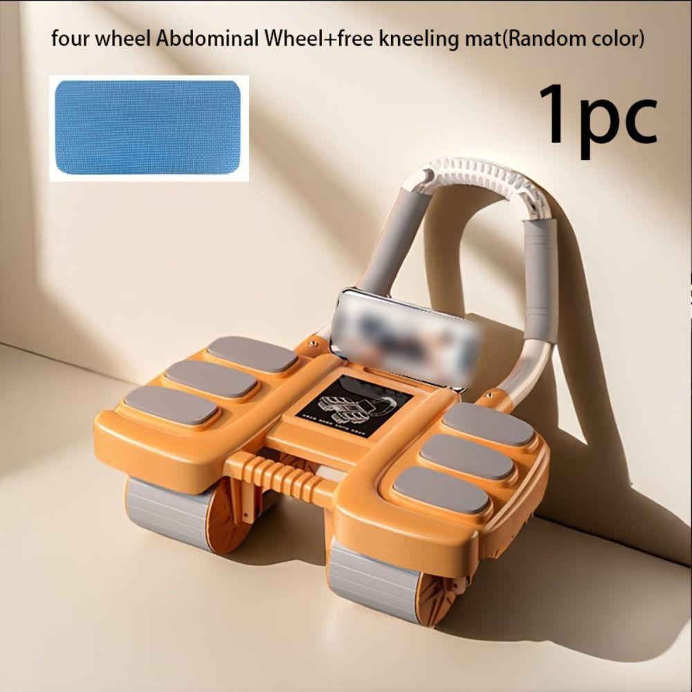6/8 Elbow Support Abdominal Exercise Machine Four-Wheel Arm Abdominal Device  Home Workouts