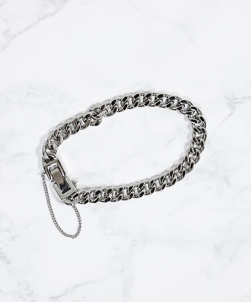One Enough Surgical Steel Basic Chain Bracelet