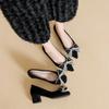 New Women Shoes Beautiful Pumps Fashion Crystal Bowknot High Heel Shoes Ladies Party Dress Shoes