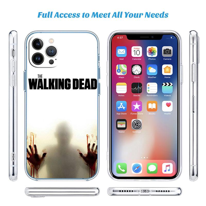TWD Walking Dead Transparent Phone Case for Samsung Galaxy A04 A04S A14 A23 A34 A54 M23 M33 M52 M53