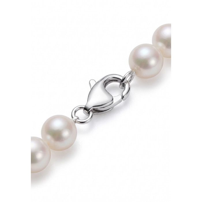 Necklace - Pearls & Colors - AAA+ Freshwater Cultured Pearl - Natural White - 42 Cm - 925 Sterling Silver