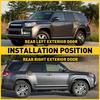 Exterior Door Handle Fits 2010-2016 Toyota 4Runner Lexus Rear GX460 Left + Right