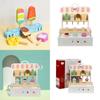 Children Wooden Ice Cream Toy Set Imaginative Play Motor Enhancement Skills