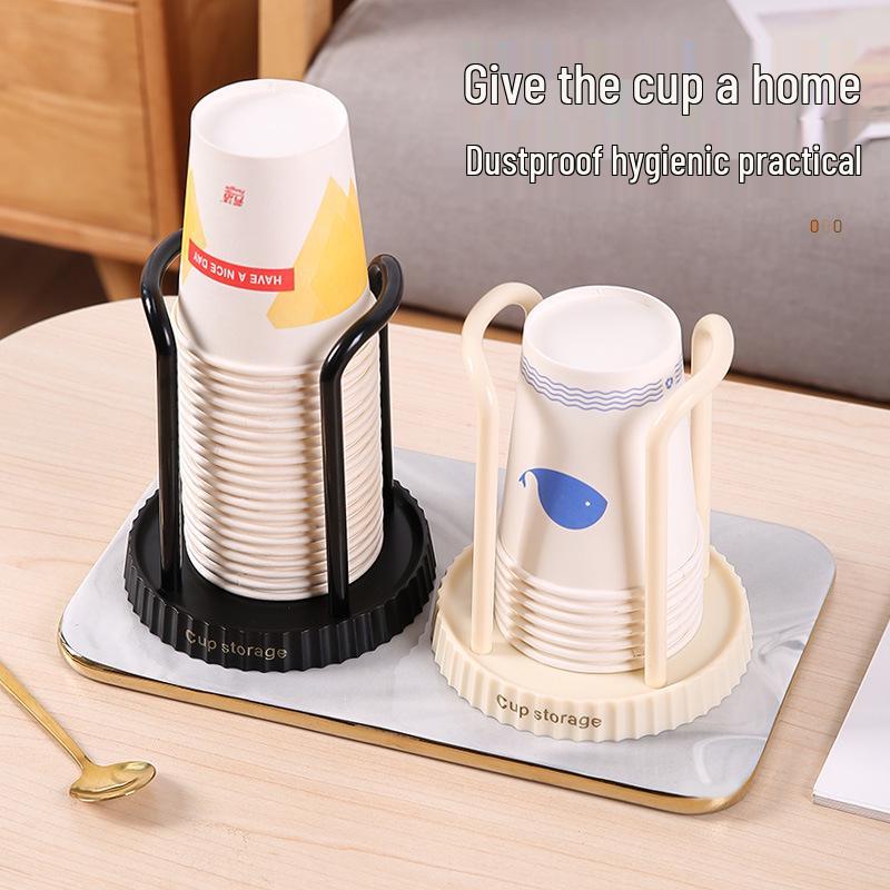 Multi-Functional Paper Cup Holder: Desktop Storage Rack for Coffee, Milk Tea, and Disposable Cups