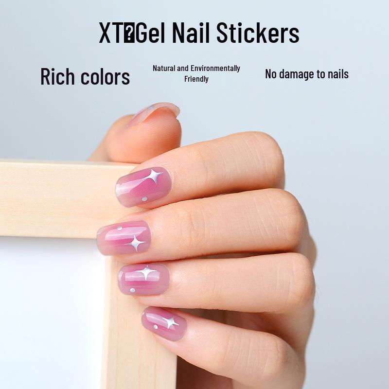 Sommer Gel Nagelsticker: Phototherapie, UV-Rouge, Halbfertiges Design
