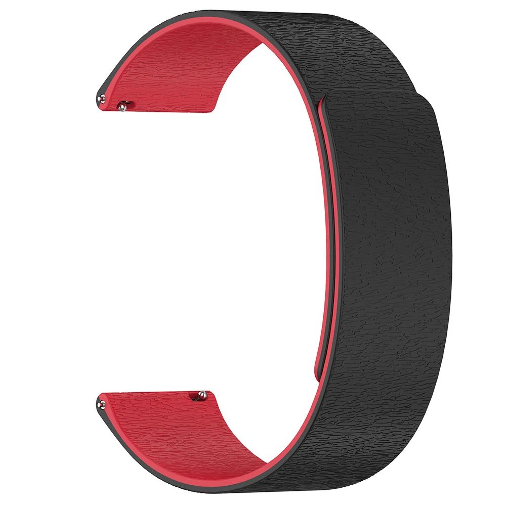 18mm 20mm 22mm Magnetic Silicone Band for Huawei GT6 Pro 46mm GT5 GT4 46mm 41mm Sports Strap For Samsung Galaxy 7 6 5 44mm 40mm
