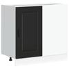 VidaXL Armoire de cuisine Kalmar noir bois d'ingénierie, meuble d'évier, meuble de cuisine avec tiroir, meuble de cuisine 854319