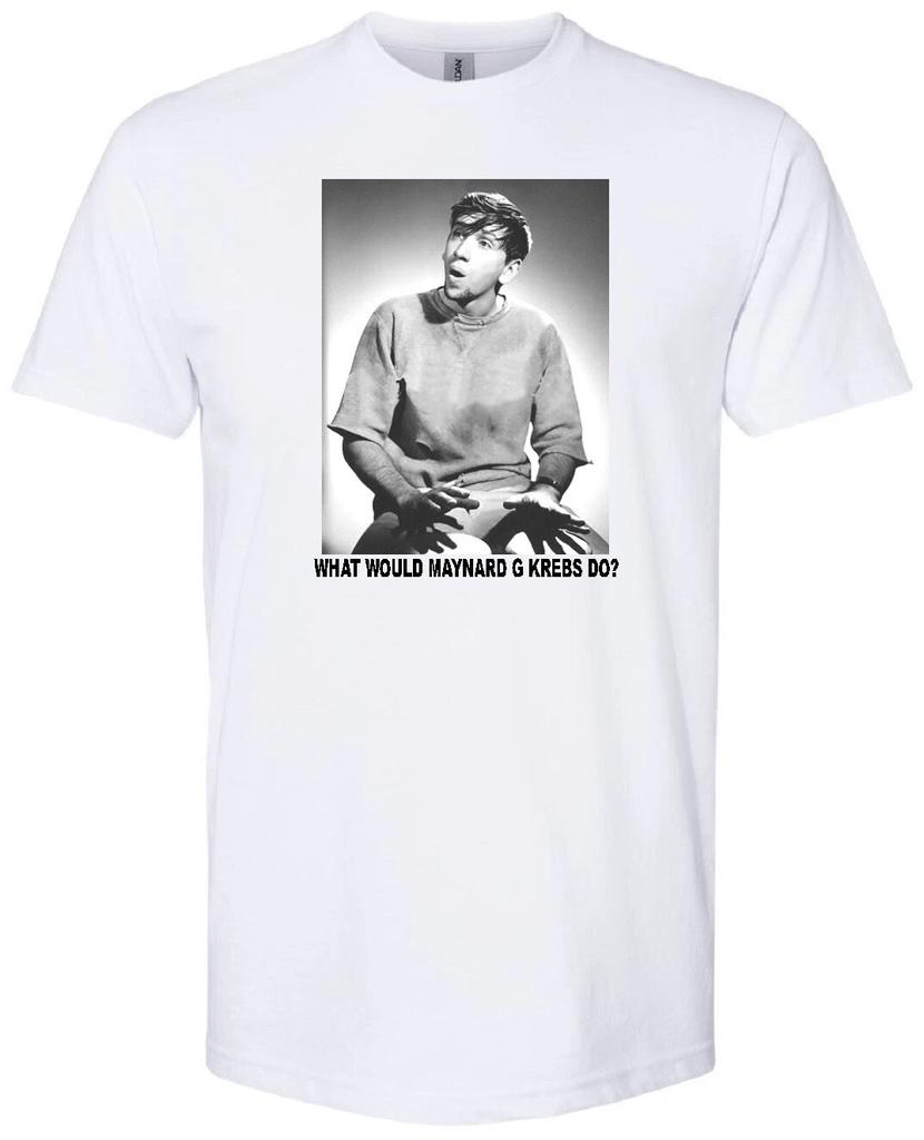 MAYNARD G. KREBS BOB DENVER DOBIE GILLIS BEATNIK BONGS TV RETRO WHITE T-shirt