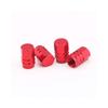 Onior Practical Car Wheel Anti-Theft Tire Valve Caps Aluminum Alloy Valve Caps Set of 4 (Red)