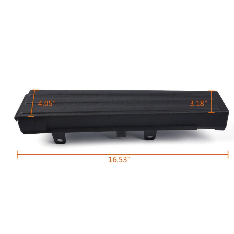 2x Tailgate Side Cover Moulding Trim Cap Black For 09-14 Ford F-150 w/ Flex Step