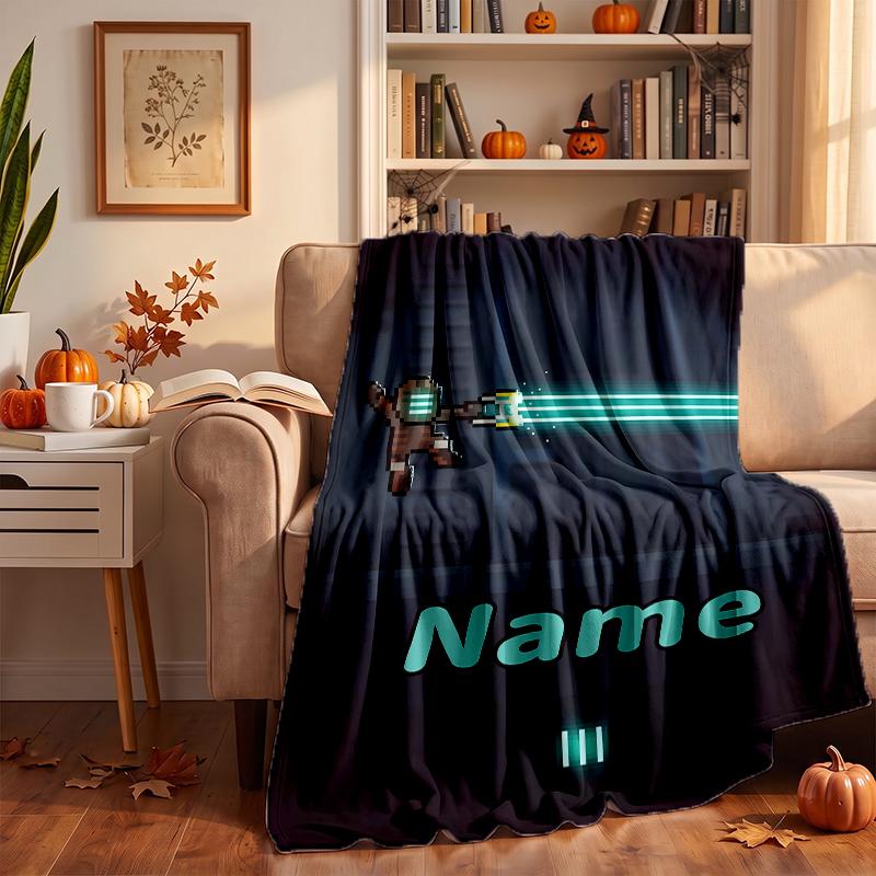 Dead Space Custom Flannel Blankets Soft Warm Cozy Throws for Home Decor Holiday Gifts