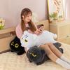 Long Cat Soothing Plush Toy Pillow for Girls - Children's Bed Hug Cushion, Gift Idea