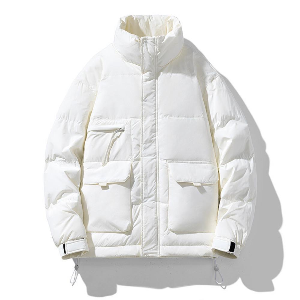 2024 Winter New White Duck Down Jacket Men's Couple Outdoor Tooling Down Jacket Jacket Top