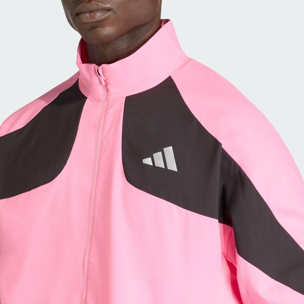 adidas Adizero Tokyo Jacket Cherry Blossom Pattern Comfortable Sports Long Sleeve Running Jacket Men Jacket KC1237
