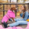 Weesiber Dog Raincoat - Reflective Dog Rain Jacket - Waterproof Dog Rain Coat - Adjustable Dog Poncho - Lightweight Dog Slicker for Dog Walking