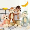 Monkey Monkey Stuffed Animal Doll PP Cotton Monkey Plush Doll Monkey Plush Toy  Room Decoration