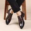 Men'S Business Casual Leather Shoes Leather First Layer Sheepskin Men'S Shoes Soft Sole Dress Pointed Shoes