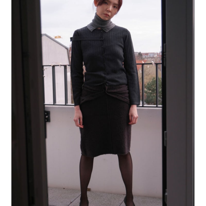 JUUKIFF 25FW REVERSIBLE NECK WARMER IN WOOL (3 colors)