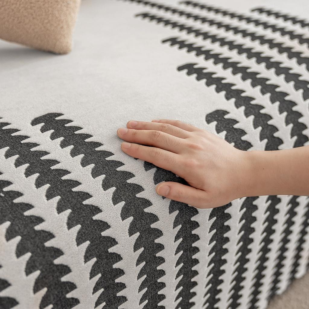 Black Time Sofa Towel Anti-cat Scratch Sofa Cover Cloth Towel Full Cover One Piece Sofa Cover