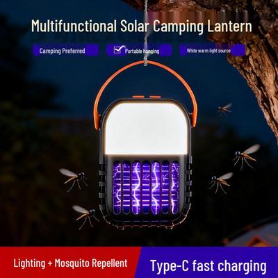 Tragbare LED-Mückenvernichter- und Abwehrlampe mit Solarenergie