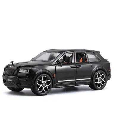 Diecast Metal Toy Car 1/20 for Rolls-Royce Cullinan SUV Off-Road Alloy Model Car Simulation Sound Light Toy for Kids