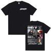 Rapper Quien Es Dei V Underwater Tour T Shirts Unisex Women Fashion Hip Hop Streetwear Tshirts 100 Cotton Tops Oversized T Shirt