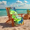 1Pc Space Adventure Friends Beach Towel Quick Dry Multiuse For Beach Pool Gym Yoga Home Travel Christmas Halloween Xmas Gift L1263